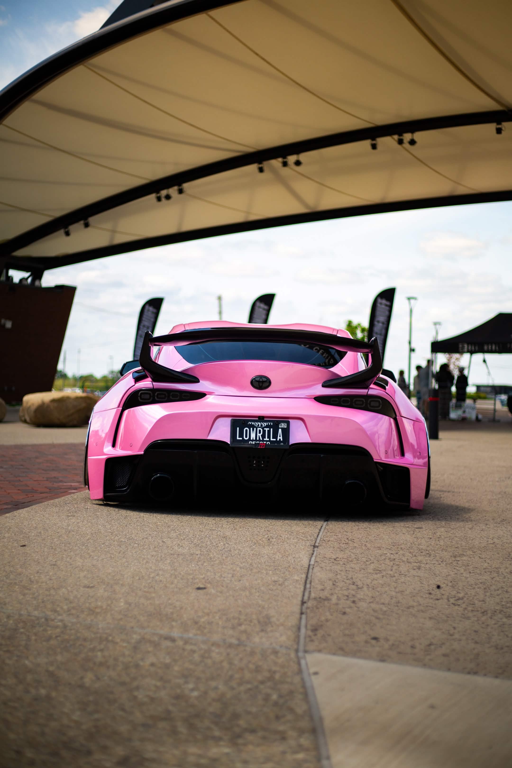 Purple 350Z rolling Indianapolis