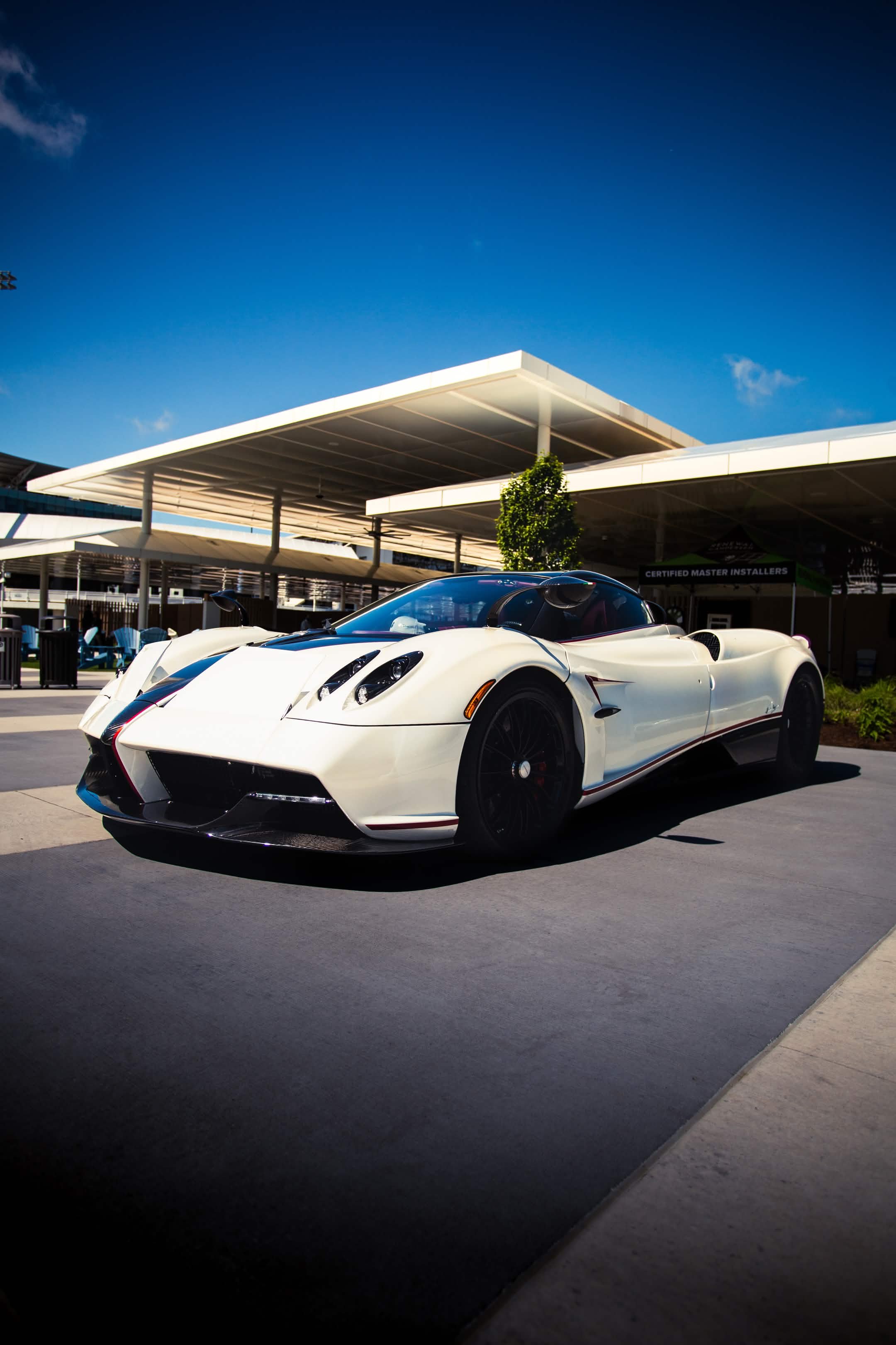 Pagani Huayra white at IMS Indianapolis — Welchiani Media