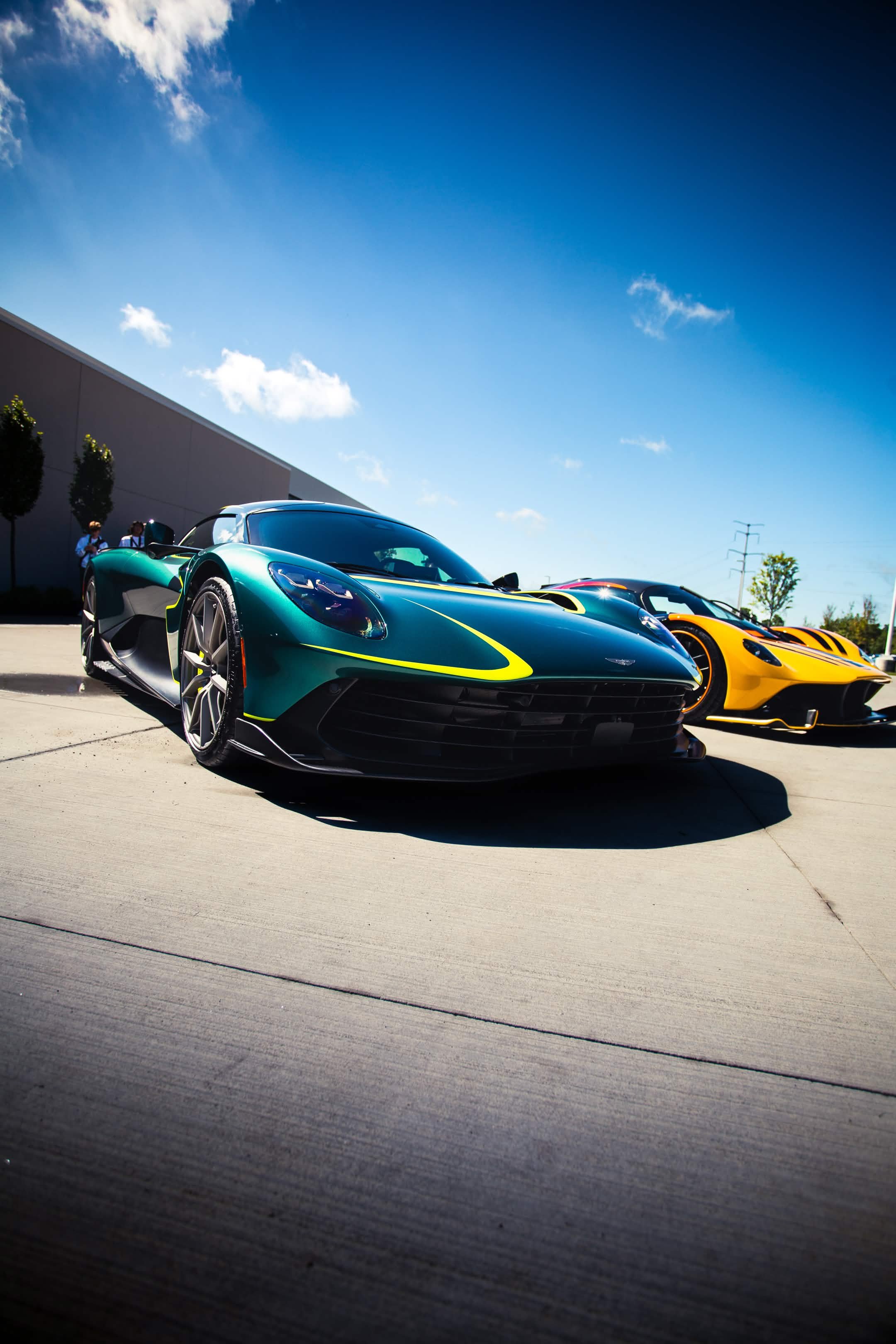 Aston Martin Valhalla green yellow Indianapolis — Welchiani Media