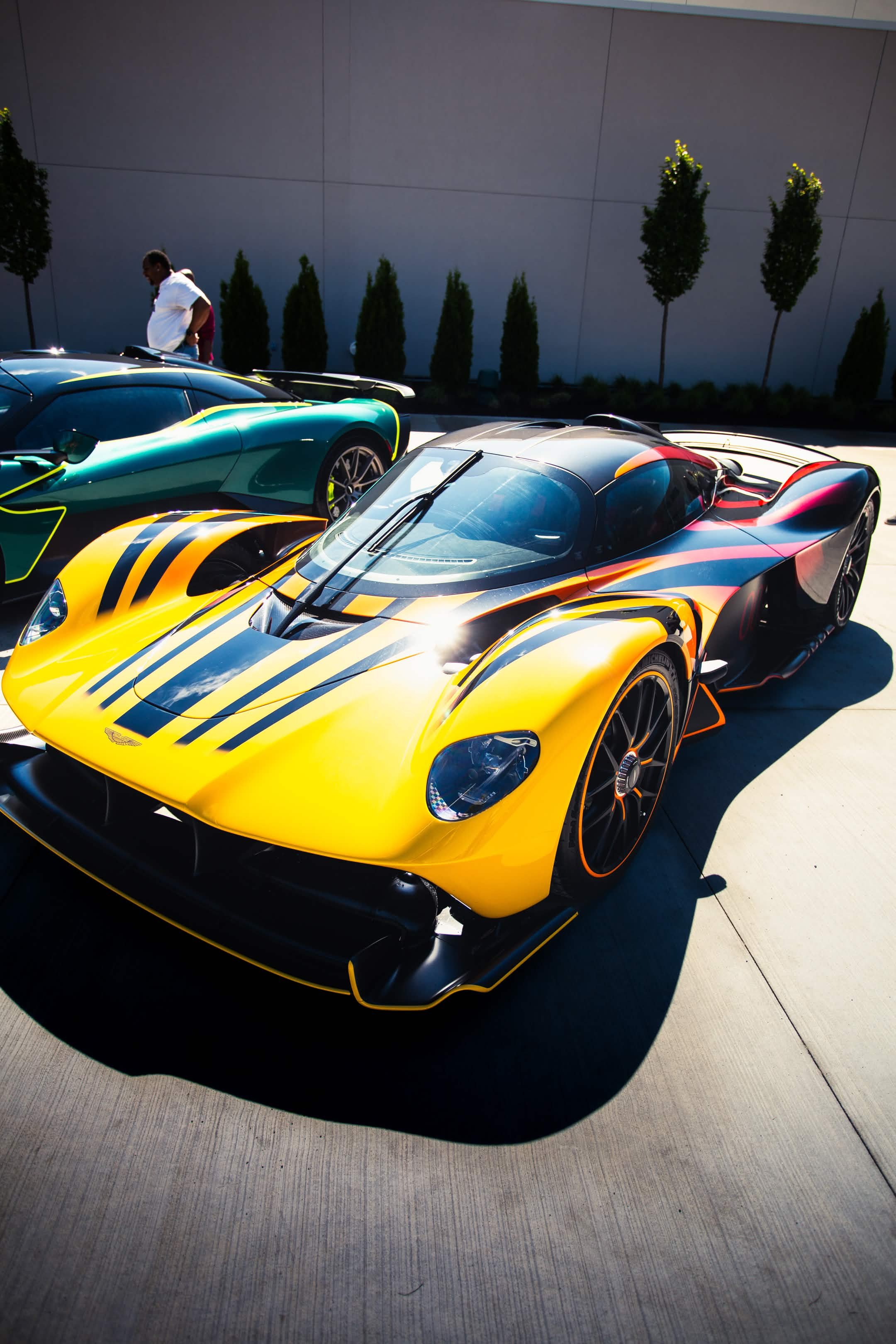 Aston Martin Valkyrie yellow hypercar Indiana — Welchiani Media