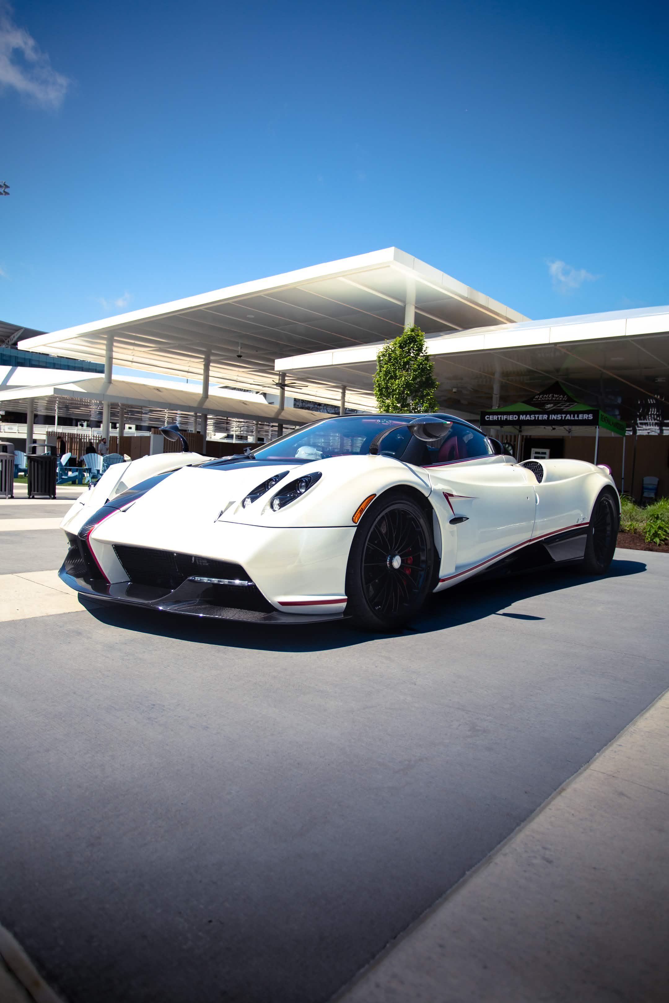 Pagani Huayra white side IMS Indianapolis — Welchiani Media